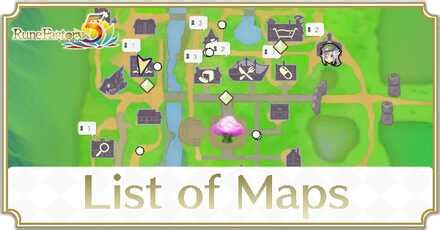 rune factory 5 areas